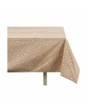 Nappe Kinvara BABEL BEIGE 41 Beige Jacquard 140 x 180 cm Antitaches Pois (8 Unités)