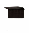 Storage Box with Lid Stefanplast Elegance Side Brown Plastic 29 x 21 x 39 cm (5 Units)