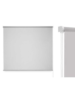 Estore de enrolar 180 x 180 cm Cinzento Tecido Plástico (6 Unidades)