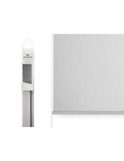 Estore de enrolar 180 x 180 cm Cinzento Tecido Plástico (6 Unidades)