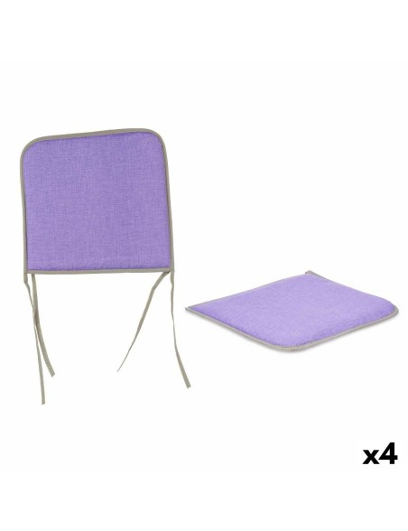 Cojín para sillas 38 x 2,5 x 38 cm (4 Unidades) Cojín para sillas 38 x 2,5 x 38 cm (4 Unidades)