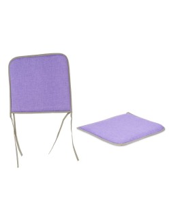 Cojín para sillas 38 x 2,5 x 38 cm (4 Unidades)