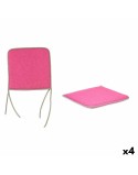 Cojín para sillas 38 x 2,5 x 38 cm (4 Unidades)