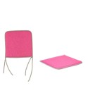 Cojín para sillas 38 x 2,5 x 38 cm (4 Unidades)