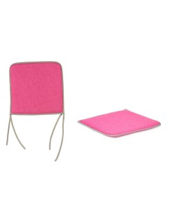 Cojín para sillas 38 x 2,5 x 38 cm (4 Unidades)
