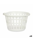 Cesto Kipit 8066-W Blanco Polipropileno 27 L 40 x 25 x 40 cm (18 Unidades)