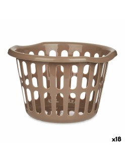 Cesto Kipit 8066-T Taupé Polipropileno 27 L 40 x 25 x 40 cm (18 Unidades)