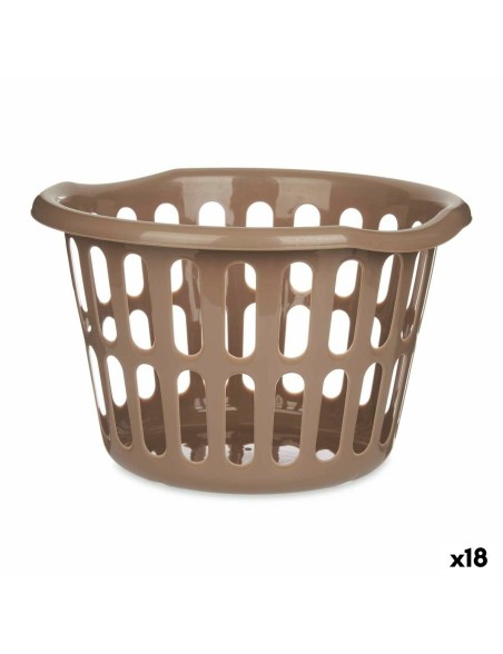 Korb Kipit 8066-T Taupe Polypropylen 27 L 40 x 25 x 40 cm (18 Stück)