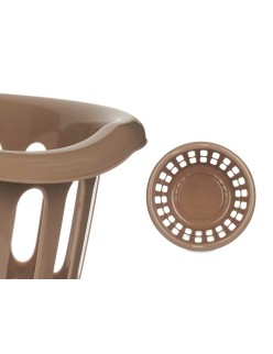 Cesto Kipit 8066-T Taupé Polipropileno 27 L 40 x 25 x 40 cm (18 Unidades)