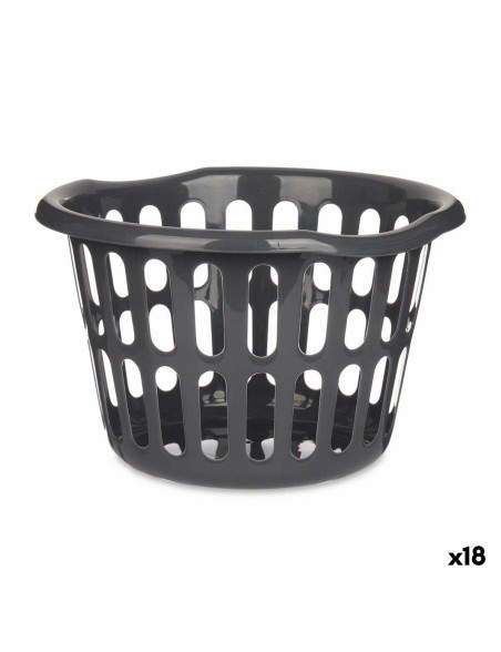 Cesto Kipit 8066-A Antracita Polipropileno 27 L 40 x 25 x 40 cm (18 Unidades)