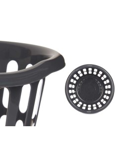 Cesto Kipit 8066-A Antracita Polipropileno 27 L 40 x 25 x 40 cm (18 Unidades)