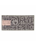 Alfombrilla Kinvara My Kitchen Gris 40 x 90 cm Multiusos (24 Unidades)