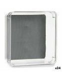 Organizador de Cajones Kinvara W623312 Gris Plástico reciclado 16 x 4,5 x 16 cm (24 Unidades)