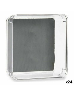 Organizador de Cajones Kinvara W623312 Gris Plástico reciclado 16 x 4,5 x 16 cm (24 Unidades)