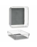 Organizador de Cajones Kinvara W623312 Gris Plástico reciclado 16 x 4,5 x 16 cm (24 Unidades)