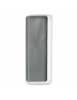 Organizador de Cajones Plástico reciclado Gris 16 x 4,5 x 40 cm (24 Unidades)