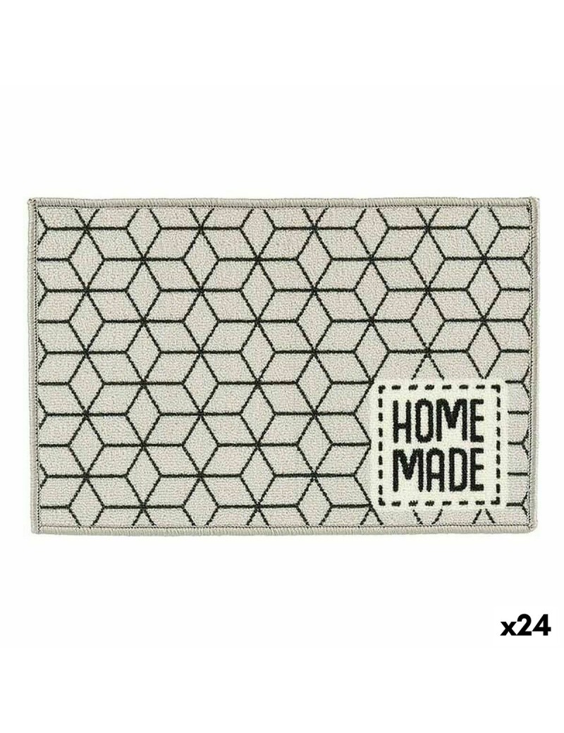 Alfombrilla Kinvara Home Made Gris 40 x 60 cm Multiusos (24 Unidades)