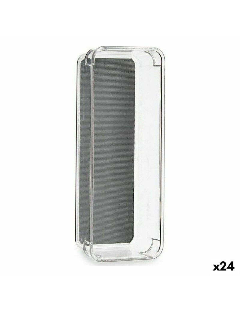 Organizador de Cajones Kinvara W623310 Gris Plástico reciclado 9,3 x 4,5 x 23 cm (24 Unidades)