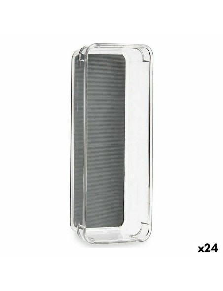 Organizador de Cajones Kinvara W623310 Gris Plástico reciclado 9,3 x 4,5 x 23 cm (24 Unidades)