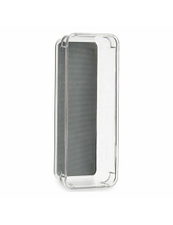 Contenitori per Cassetti Kinvara W623310 Grigio Plastica riciclata 9,3 x 4,5 x 23 cm (24 Unità)