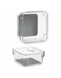 Organizador de Cajones Kinvara W623309 Gris Plástico reciclado 9,3 x 4,5 x 9,3 cm (24 Unidades)