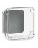 Organizador de Cajones Kinvara W623309 Gris Plástico reciclado 9,3 x 4,5 x 9,3 cm (24 Unidades)