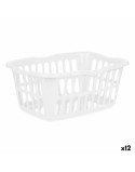 Cesto Kipit 8067-W Blanco Polipropileno 50 L 58 x 24 x 42 cm (12 Unidades)