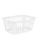 Cesto Kipit 8067-W Blanco Polipropileno 50 L 58 x 24 x 42 cm (12 Unidades)