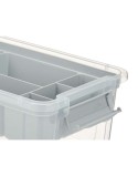Scatola Multiuso Kipit 02 1310 Grigio Trasparente Plastica 5 L 29,5 x 14,5 x 19,2 cm (6 Unità)