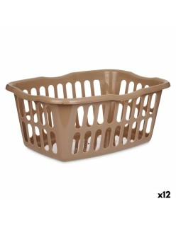 Cesto Kipit 8067-T Taupé Polipropileno 50 L 58 x 24 x 42 cm (12 Unidades)