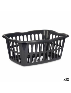 Cesto Kipit 8067-A Antracita Polipropileno 50 L 58 x 24 x 42 cm (12 Unidades)