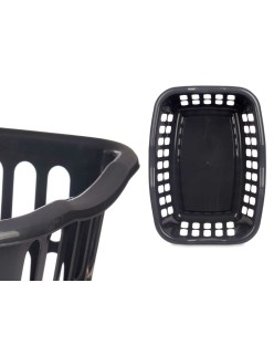 Basket Kipit 8067-A Anthracite polypropylene 50 L 58 x 24 x 42 cm (12 Units)