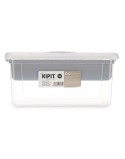 Caja Multiusos Kipit 02 1311 Gris Transparente Plástico 9 L 35,5 x 17 x 23,5 cm (6 Unidades)