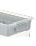 Mehrzweckbox Kipit 02 1311 Grau Durchsichtig Kunststoff 9 L 35,5 x 17 x 23,5 cm (6 Stück)