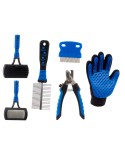 Hygiene-Set Haustiere Blau (8 Stück)