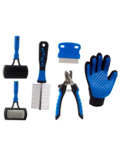 Hygiene-Set Haustiere Blau (8 Stück)
