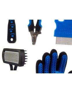 Hygiene-Set Haustiere Blau (8 Stück)