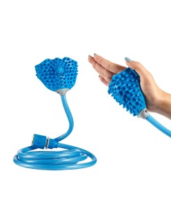 Haustier-Badehandschuh Blau (6 Stück)