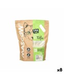 Katzenstreu 1,5 Kg Soja Weiß (8 Stück)