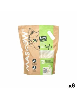 Katzenstreu 1,5 Kg Soja Weiß (8 Stück)
