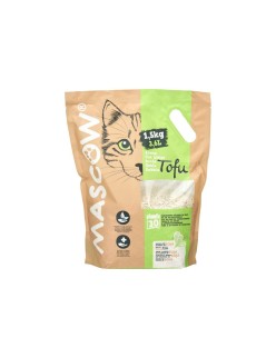 Katzenstreu 1,5 Kg Soja Weiß (8 Stück)
