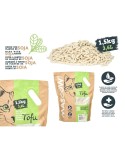 Katzenstreu 1,5 Kg Soja Weiß (8 Stück)