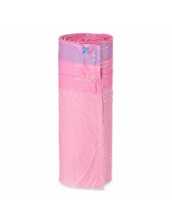 Bolsas de Basura Perfumado Autocierre Rosa Polietileno 15 Unidades 30 L