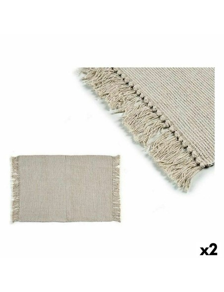 Alfombra Beige 80 x 120 cm (2 Unidades)