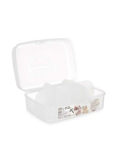 Scatola con scomparti Kinvara 02 1178 Trasparente Plastica 21,5 x 8 x 14,6 cm (12 Unità)