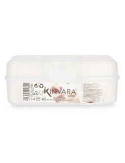 Scatola con scomparti Kinvara 02 1178 Trasparente Plastica 21,5 x 8 x 14,6 cm (12 Unità)