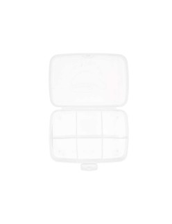 Caixa com compartimentos Kinvara 02 1178 Transparente Plástico 21,5 x 8 x 14,6 cm (12 Unidades)