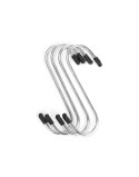 Gancho para colgar Kinvara 374 Plateado Metal Set (12 Unidades)