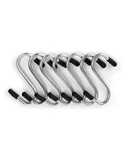 Gancio per appenderla Kinvara 376 Argentato Metallo 4,7 cm Set (12 Unità)