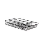 Vassoio Portaposate Kinvara W7267-1 Nero Metallo 26 x 4,7 x 35,5 cm (6 Unità)